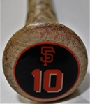 Evan Longoria 2016 I13 Game Used & Signed Bat - PSA/DNA - MLB Letter