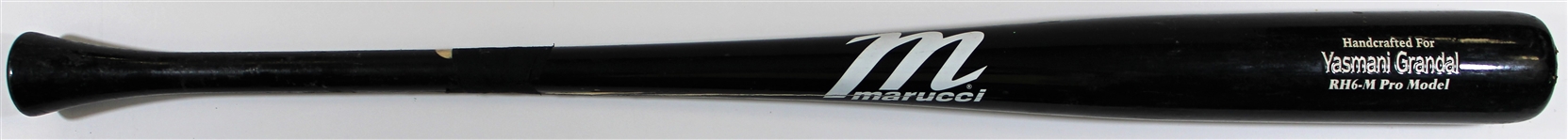 Yermin Grandal 2021 YM6 Game Used Bat - Pre PSA Letter