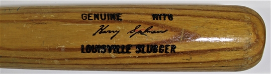 Harry Spilman 1986 H176 Game Used Bat - Pre PSA Letter