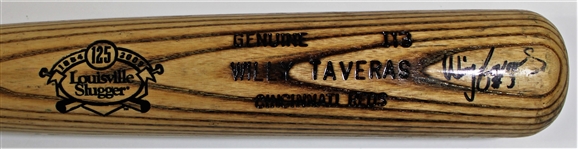 Willy Taveras 2009 I13 Game Used & Signed Bat - Pre PSA Letter