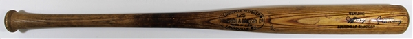 Jeff Torborg 1973/75 W240 Game Used Bat - PSA Full Letter