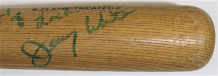 Jerry White 1978 63B Game Used Bat - Pre PSA Letter