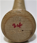 Jerry White 1978 63B Game Used Bat - Pre PSA Letter