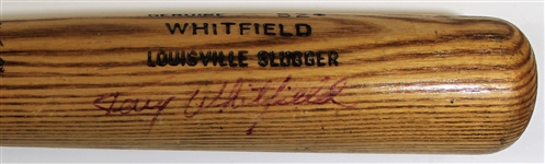 Terry Whitfield 1977/79 Game Used & Signed S2 Bat - Pre PSA Letter
