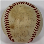 George Brett 1980 Signed See You at the WS Baseball