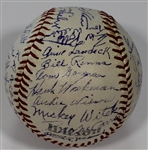 Kansas City Blues 1950 Team Signed Baseball