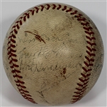 Kansas City Blues 1940 Team Signed Baseball