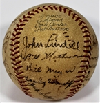 Kansas City Blues 1939 Team Signed Baseball 