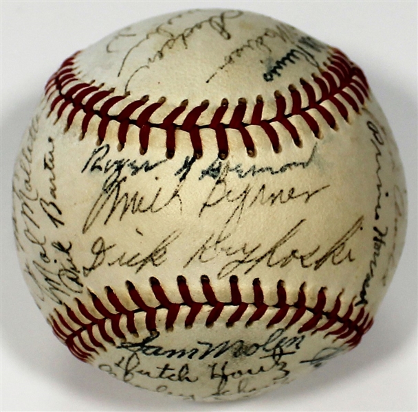 Kansas City Blues 1948 Team Signed Baseball