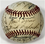 Kansas City Blues 1948 Team Signed Baseball