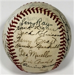 Kansas City Blues 1948 Team Signed Baseball