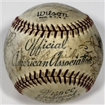 Kansas City Blues 1939 Team Signed Baseball