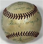 Kansas City Blues 1952 Team Signed Baseball