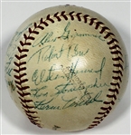 Kansas City Blues 1952 Team Signed Baseball