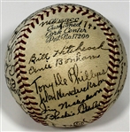 Kansas City Blues 1940 Team Signed Baseball