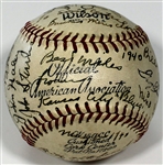 Kansas City Blues 1940 Team Signed Baseball