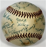 1957 North Platte Indians ( Rudy York ) Team Signed Baseball