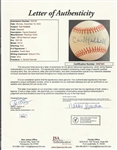 Carl Hubbell Signed Baseball - JSA