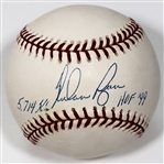 Nolan Ryan Signed HOF 99 - 5714K's Baseball - JSA