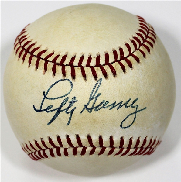 Lefty Gomez Signed Baseabll - JSA