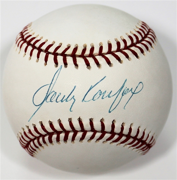 Sandy Koufax Signed Baseabll - JSA