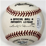 Johnny Vandermeer Signed Baseball - JSA