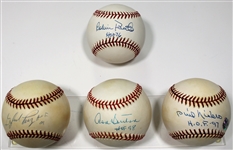 Phil Nieko-Gaylord Perry-Robin Roberts-Don Sutton Signed Baseballs - JSA