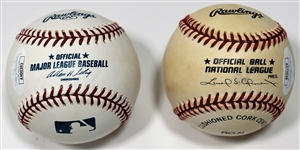 Lou Burdette - Gene Conley Signed Baseball - JSA