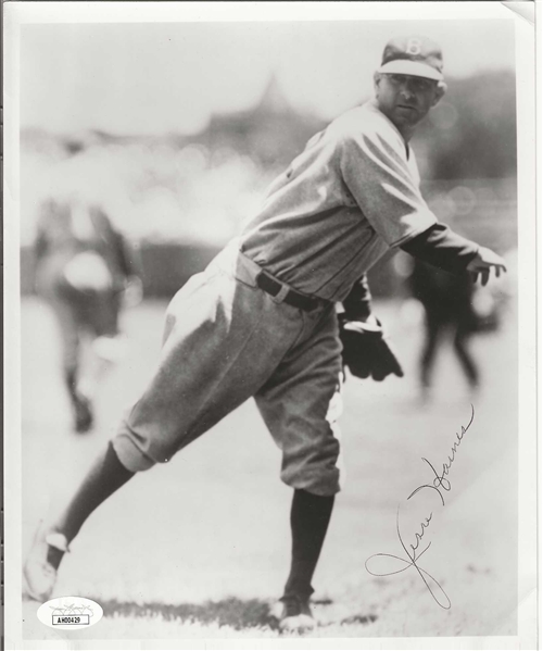 Jesse " Pop" Haines Signed 8x10 Photo - JSA