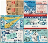 Kansas City Blues Tickets - Nickel Pass - 1951-1954