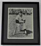 Mickey Mantle Signed & Framed 8 x 10 Vintage Photo 