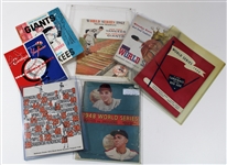 World Series Lot of 7 Programs - Yankees - Cardinals - Indians 