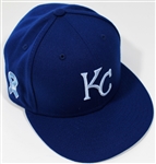  Brady Singer Kansas City Royals 2021 GW Cap MLB Authentication 