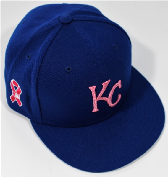 Cam Gallager Kansas City Royals 2021 GW Cap MLB Authentication - 