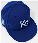 Josh Staumont Kansas City Royals 2021 GW Cap MLB Authentication - 