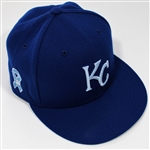 Greg Holland Kansas City Royals 2021 GW Cap MLB Authentication - 