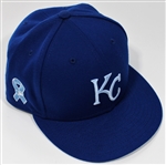 Michael Taylor Kansas City Royals 2021 GW Cap MLB Authentication - 