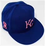  Nicky Lopez Kansas City Royals 2021 GW Cap MLB Authentication -