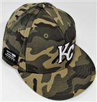 Salvador Perez Kansas City Royals 2021 GW Cap MLB Authentication - 