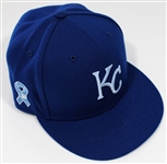Whit Merrifield Kansas City Royals 2021 GW Cap MLB Authentication - 