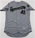 Danny Duffy 2018 GW Kansas City Royals Jersey - ACE 30 Patch Photo Match