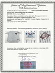 Derek Jeter Game Worn 2003 NY Yankees Jersey 100 Anniversary Patch