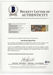 Kobi Bryant Signed La Lakers Trophy - Beckett Letter