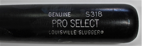 Louisville Slugger Game Used S318 Bat