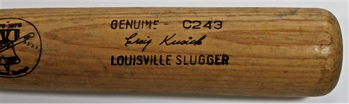 1976 Craig Kusick Game Used Bat
