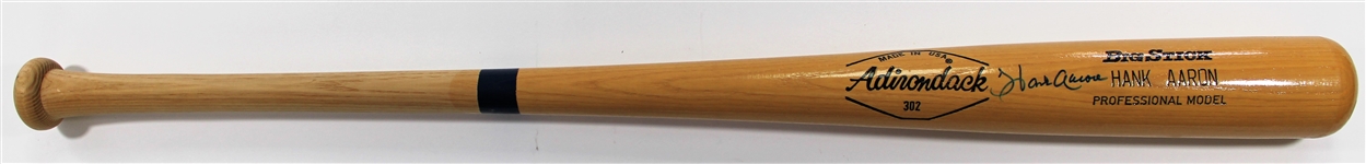 Hank Aaron Signed Bat