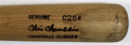 Chris Chambliss 1977 Game Used C284 Bat - Pre PSA