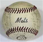 NY Mets 1964 Team Signed baseball Casey Stengel Sweet Spot