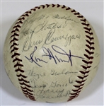 NY Mets 1964 Team Signed baseball Casey Stengel Sweet Spot