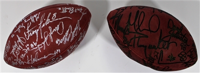 Dallas Cowboys Team Signed Footballs Lot of 2 